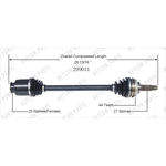 Order New CV Shaft by WORLDPARTS - 299011 For Your Vehicle