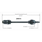 Order New CV Shaft by WORLDPARTS - 299014 For Your Vehicle