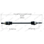 Order New CV Shaft by WORLDPARTS - 299044 For Your Vehicle