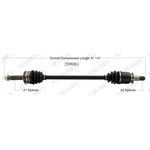 Order Arbre CV neuf par WORLDPARTS - 299063 For Your Vehicle