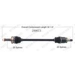 Order New CV Shaft by WORLDPARTS - 299073 For Your Vehicle