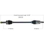 Order New CV Shaft by WORLDPARTS - 299100 For Your Vehicle