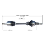 Order New CV Shaft by WORLDPARTS - 319015 For Your Vehicle