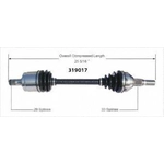 Order New CV Shaft by WORLDPARTS - 319017 For Your Vehicle