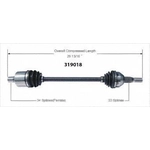 Order New CV Shaft by WORLDPARTS - 319018 For Your Vehicle