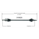 Order Arbre CV neuf par WORLDPARTS - 319025 For Your Vehicle