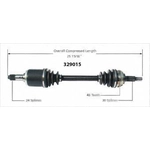 Order Arbre CV neuf par WORLDPARTS - 329015 For Your Vehicle