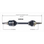 Order New CV Shaft by WORLDPARTS - 329026 For Your Vehicle