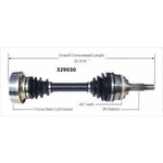 Order Arbre CV neuf par WORLDPARTS - 329030 For Your Vehicle