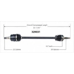 Order Arbre CV neuf by WORLDPARTS - 329031 For Your Vehicle