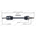 Order Arbre CV neuf by WORLDPARTS - 329032 For Your Vehicle