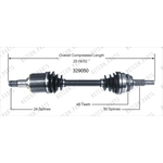 Order New CV Shaft by WORLDPARTS - 329050 For Your Vehicle