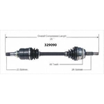 Order Arbre CV neuf par WORLDPARTS - 329090 For Your Vehicle