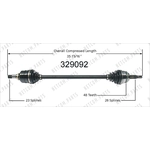 Order New CV Shaft by WORLDPARTS - 329092 For Your Vehicle