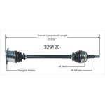 Order Arbre CV neuf par WORLDPARTS - 329120 For Your Vehicle