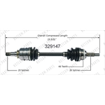 Order Arbre CV neuf par WORLDPARTS - 329147 For Your Vehicle