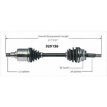 Order Arbre CV neuf par WORLDPARTS - 329156 For Your Vehicle