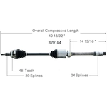 Order New CV Shaft by WORLDPARTS - 329184 For Your Vehicle