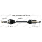 Order New CV Shaft by WORLDPARTS - 329212 For Your Vehicle