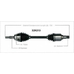 Order New CV Shaft by WORLDPARTS - 329213 For Your Vehicle