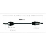 Order Arbre CV neuf par WORLDPARTS - 329223 For Your Vehicle
