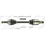 Order Arbre CV neuf par WORLDPARTS - 329236 For Your Vehicle