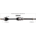Order New CV Shaft by WORLDPARTS - 329244 For Your Vehicle