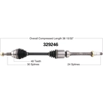 Order New CV Shaft by WORLDPARTS - 329246 For Your Vehicle