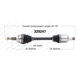 Order New CV Shaft by WORLDPARTS - 329247 For Your Vehicle