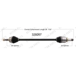 Order New CV Shaft by WORLDPARTS - 329267 For Your Vehicle