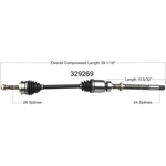 Order Arbre CV neuf par WORLDPARTS - 329269 For Your Vehicle