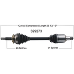 Order New CV Shaft by WORLDPARTS - 329273 For Your Vehicle