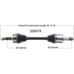 Order New CV Shaft by WORLDPARTS - 329274 For Your Vehicle