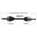 Order New CV Shaft by WORLDPARTS - 329275 For Your Vehicle