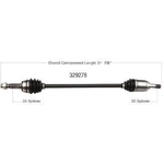 Order Arbre CV neuf par WORLDPARTS - 329278 For Your Vehicle
