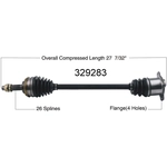 Order New CV Shaft by WORLDPARTS - 329283 For Your Vehicle