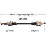 Order New CV Shaft by WORLDPARTS - 329295 For Your Vehicle