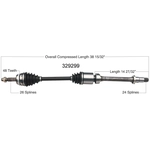 Order New CV Shaft by WORLDPARTS - 329299 For Your Vehicle