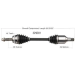 Order Arbre CV neuf par WORLDPARTS - 329301 For Your Vehicle