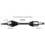 Order New CV Shaft by WORLDPARTS - 329303 For Your Vehicle