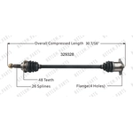Order New CV Shaft by WORLDPARTS - 329328 For Your Vehicle