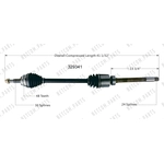 Order New CV Shaft by WORLDPARTS - 329341 For Your Vehicle