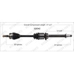 Order New CV Shaft by WORLDPARTS - 329342 For Your Vehicle