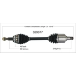 Order New CV Shaft by WORLDPARTS - 329377 For Your Vehicle