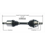 Order Arbre CV neuf par WORLDPARTS - 339016 For Your Vehicle