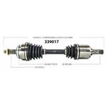 Order New CV Shaft by WORLDPARTS - 339017 For Your Vehicle