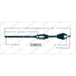 Order New CV Shaft by WORLDPARTS - 339031 For Your Vehicle