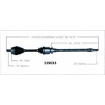 Order New CV Shaft by WORLDPARTS - 339033 For Your Vehicle