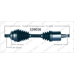 Order New CV Shaft by WORLDPARTS - 339036 For Your Vehicle