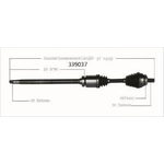 Order New CV Shaft by WORLDPARTS - 339037 For Your Vehicle
